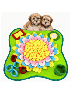 Snack & Snuffelmat - Play Time - 48 x 48 cm Sunflower