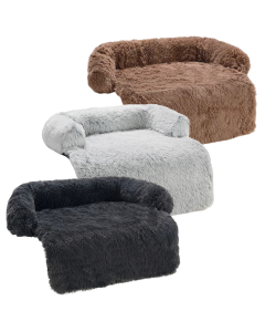 Topmast Hondenmat Comfy - Fluffy Pluche Hondenmand - Maat M - 90 x 80 cm