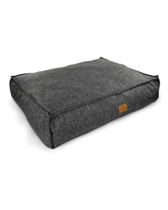 Topmast Hondenkussen Riva - Extra Dik Matras 27 cm - Antraciet - Orthopedische silicone vulling