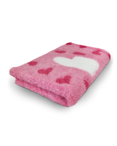 Vet Bed Big Heart - Roze - Antislip Hondenmat