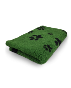 Vet Bed - Groen met Zwarte Pootjes - Antislip Hondenmat