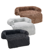 Topmast Hondenmat Comfy - Fluffy Pluche Hondenmand - Maat M - 90 x 80 cm
