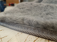 Vet bed afgebiesd